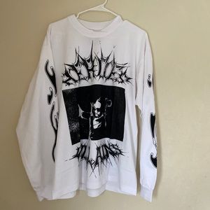 Hellstar x  longsleeve tee flames